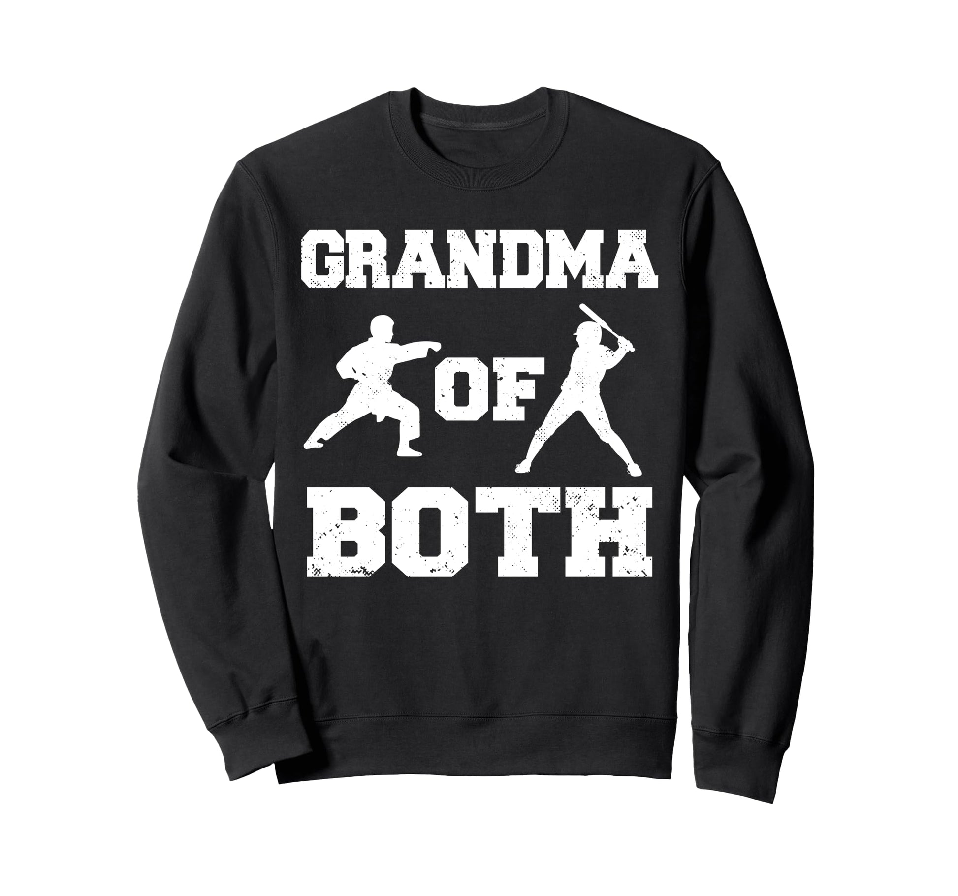 Grandma Both Funny Baseball And Sweatshirt - Graphic Print for Adults - T-Shirt, Sweatshirt, Hoodie