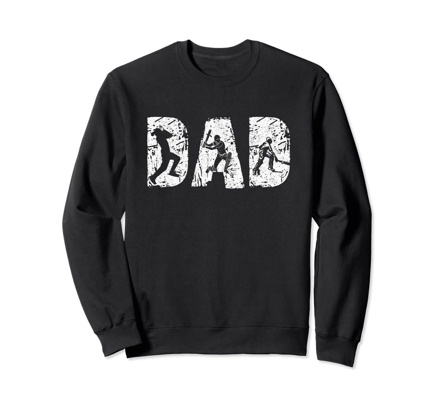 Cricket Dad Fathers Day Cricket Sweatshirt - Custom Art Print Unisex - T-Shirt, Sweatshirt, Hoodie