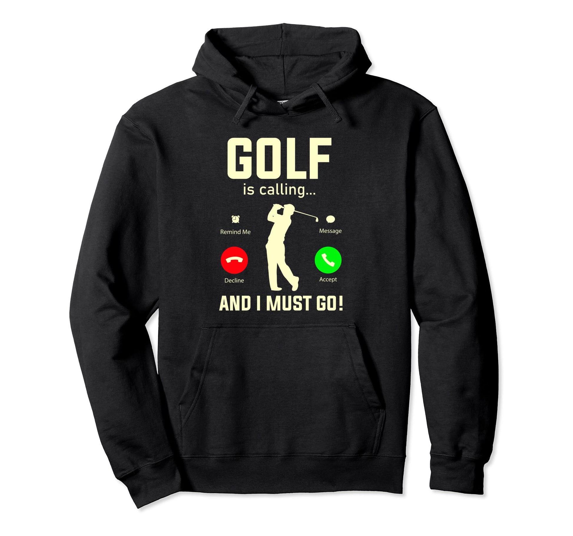 Funny Golf Golfing Gift Golfer Husband Hoodie - Novelty Apparel for Adults - T-Shirt, Sweatshirt, Hoodie
