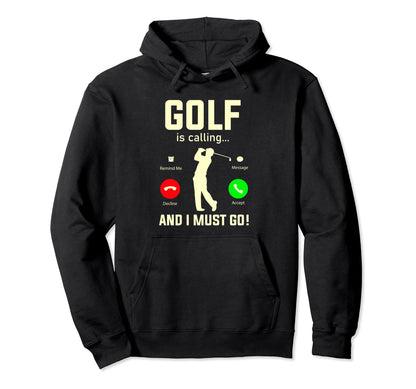 Funny Golf Golfing Gift Golfer Husband Hoodie - Novelty Apparel for Adults - T-Shirt, Sweatshirt, Hoodie