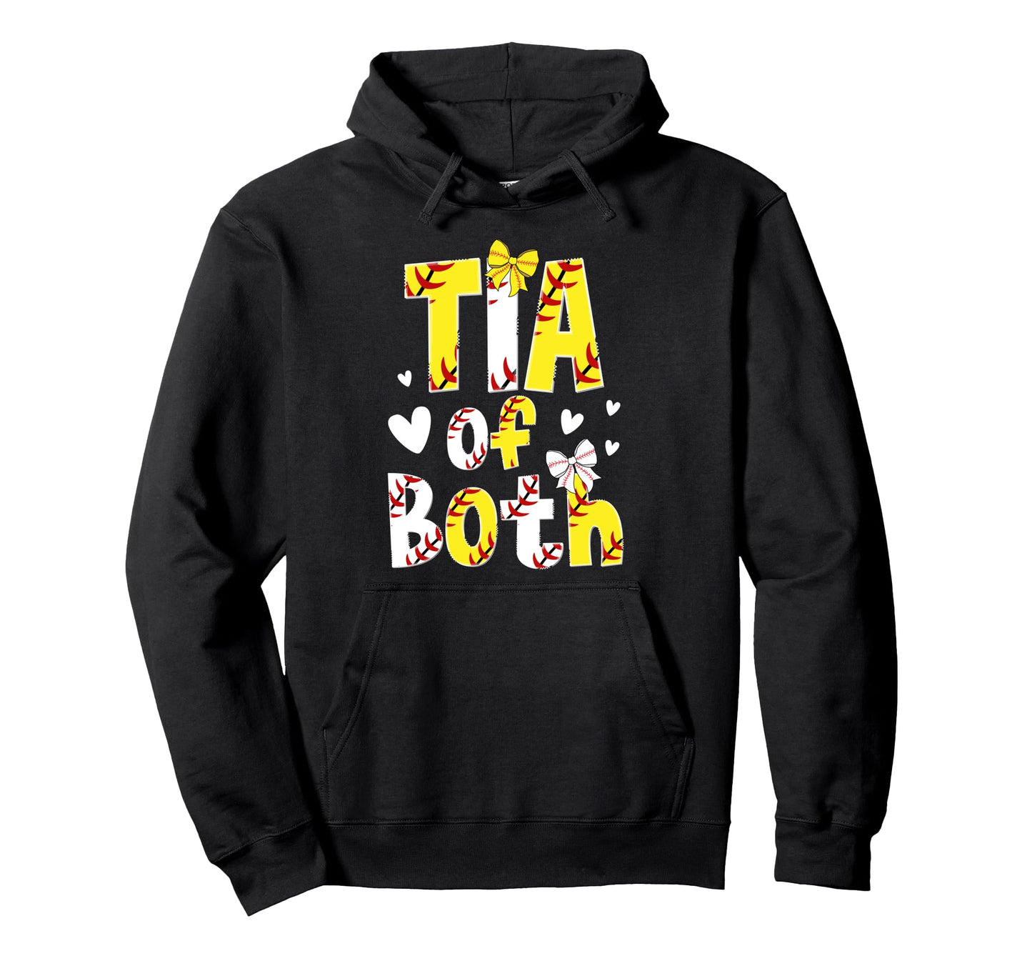 Tia Both Proud Softball Baseball Tia Hoodie - Streetwear Style Men Women - T-Shirt, Sweatshirt, Hoodie