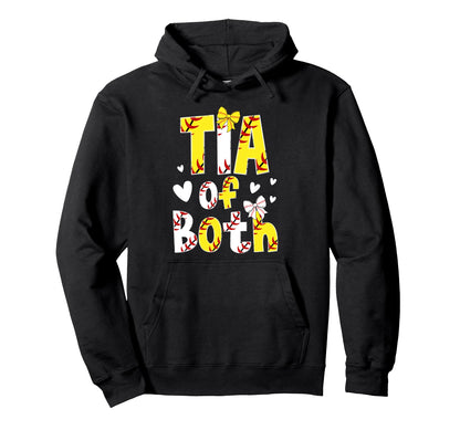 Tia Both Proud Softball Baseball Tia Hoodie - Streetwear Style Men Women - T-Shirt, Sweatshirt, Hoodie