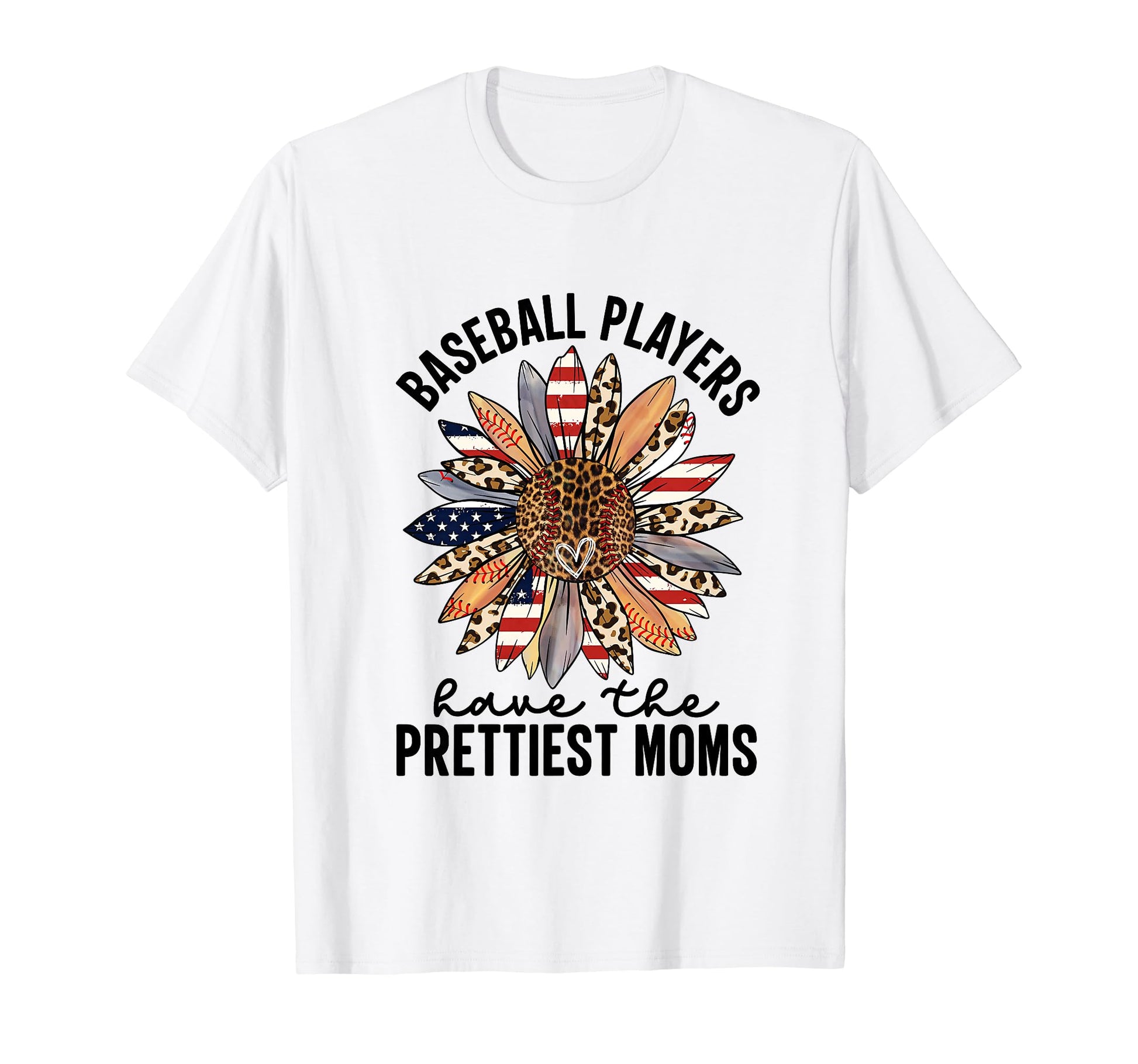 Baseball Players Have Prettiest Moms T-Shirt - Minimalist Print Unisex - T-Shirt, Sweatshirt, Hoodie