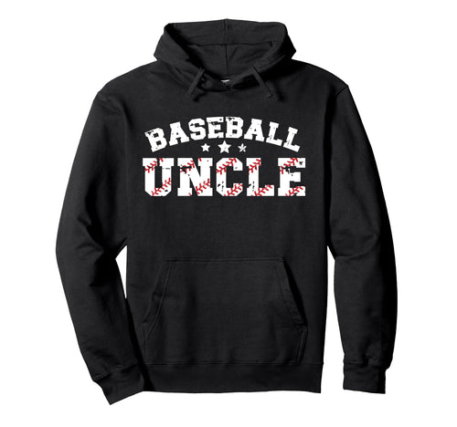 Best Baseball Uncle Baseball Player Uncle Hoodie - Graphic Print Men Women - T-Shirt, Sweatshirt, Hoodie
