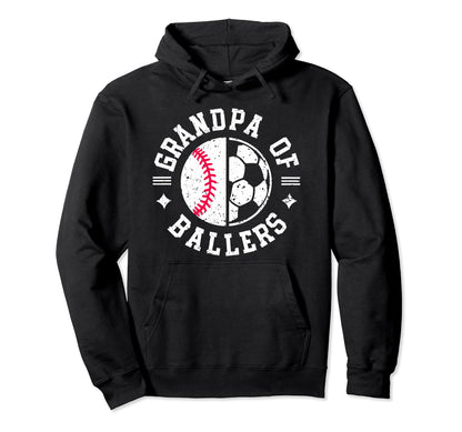 Baseball Grandpa Grandfather Gramps Hoodie - Trendy Graphic Men Women - T-Shirt, Sweatshirt, Hoodie