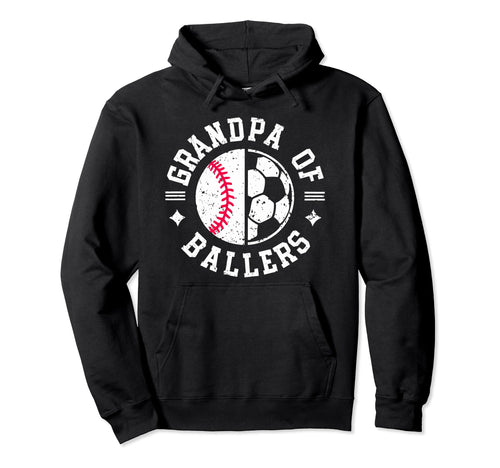 Baseball Grandpa Grandfather Gramps Hoodie - Trendy Graphic Men Women - T-Shirt, Sweatshirt, Hoodie