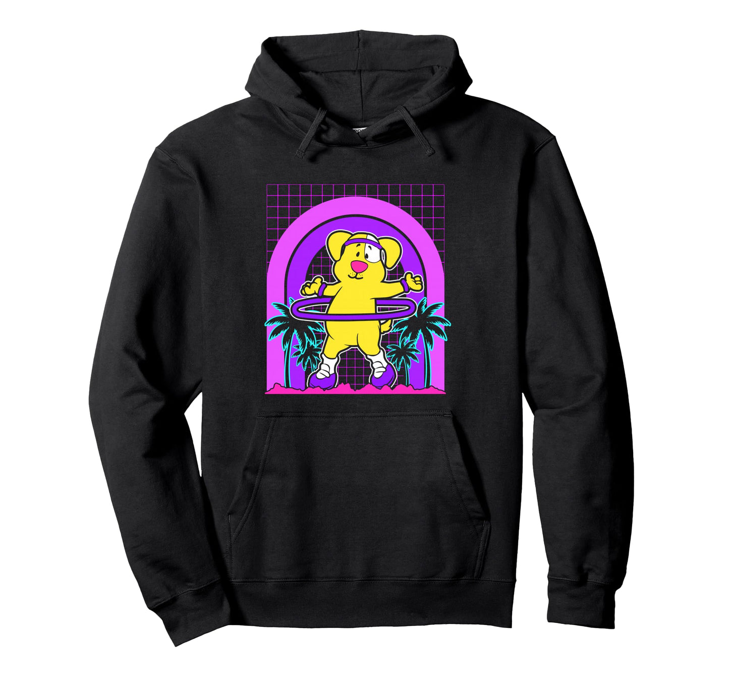 Aesthetic Vaporwave Outfits Dog Hoodie - Fun Novelty Design for Adults - T-Shirt, Sweatshirt, Hoodie