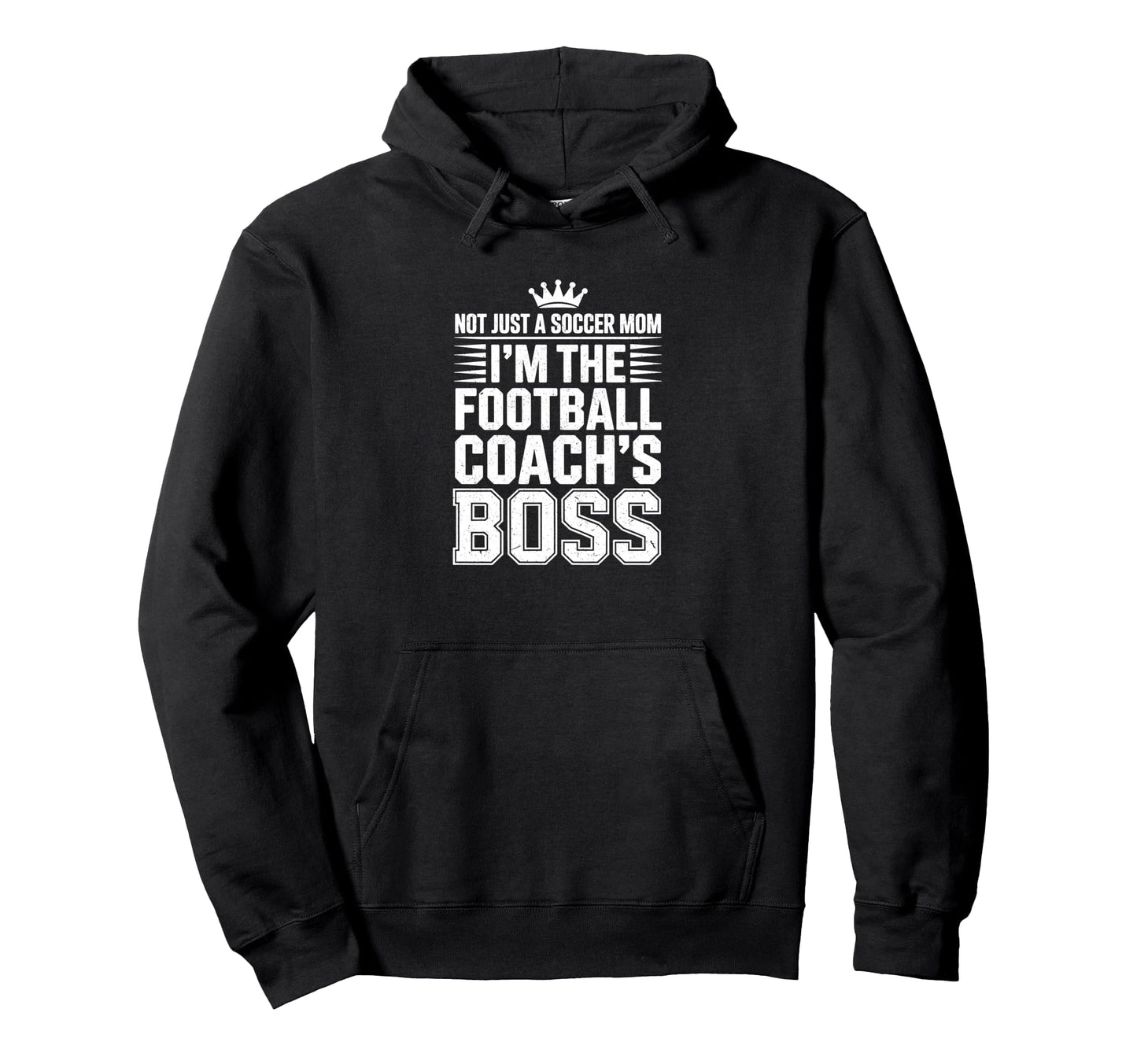 Not Just Soccer Mom Football Coachs Hoodie - Minimalist Print Men Women - T-Shirt, Sweatshirt, Hoodie