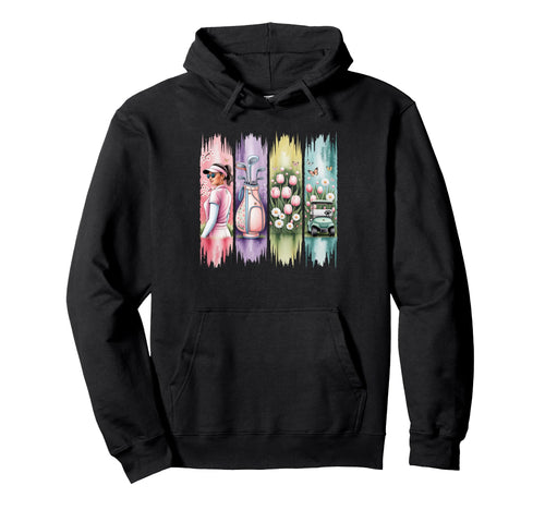 Golf Coquette Floral Golf Ball Mom Game Hoodie - Unique Graphic for Adults - T-Shirt, Sweatshirt, Hoodie