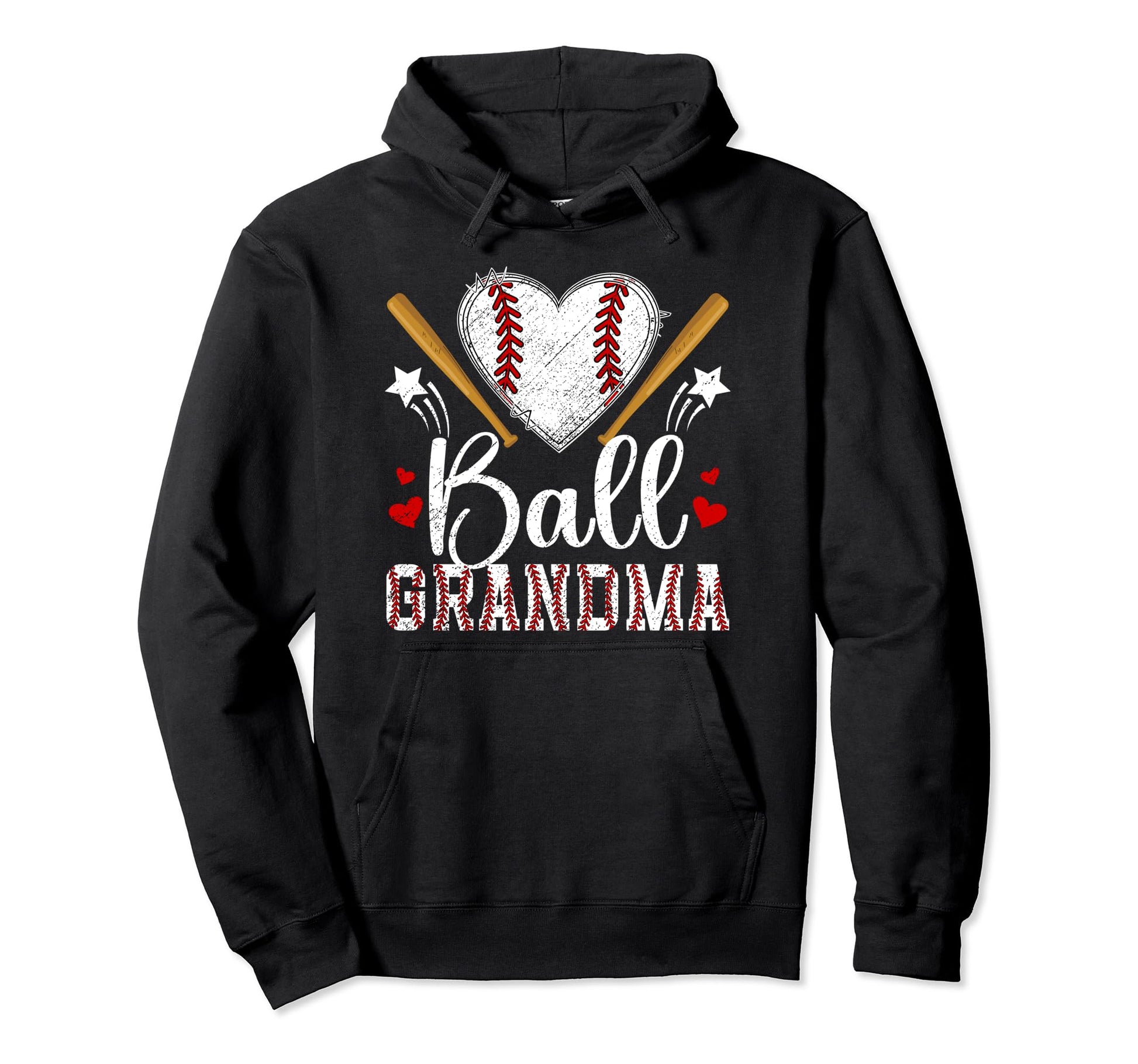 Ball Grandma Baseball Grandma Baseball Hoodie - Custom Art Print Unisex - T-Shirt, Sweatshirt, Hoodie