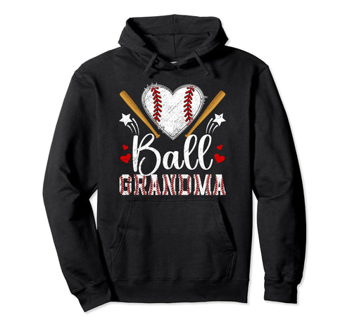 Ball Grandma Baseball Grandma Baseball Hoodie - Custom Art Print Unisex - T-Shirt, Sweatshirt, Hoodie
