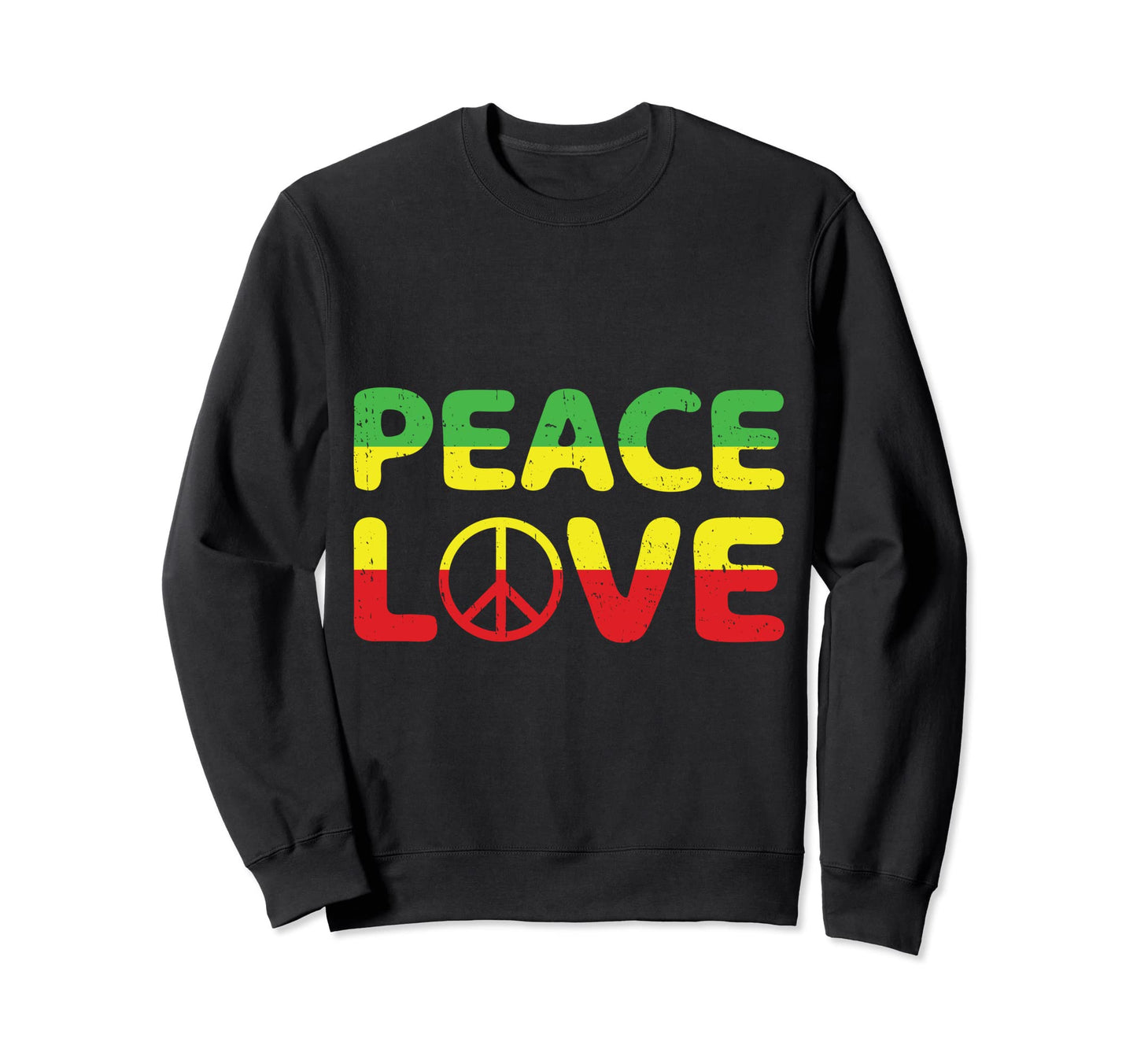 Jamaica Reggae Music Rasta Pride Sweatshirt - Custom Art Print for Adults - T-Shirt, Sweatshirt, Hoodie