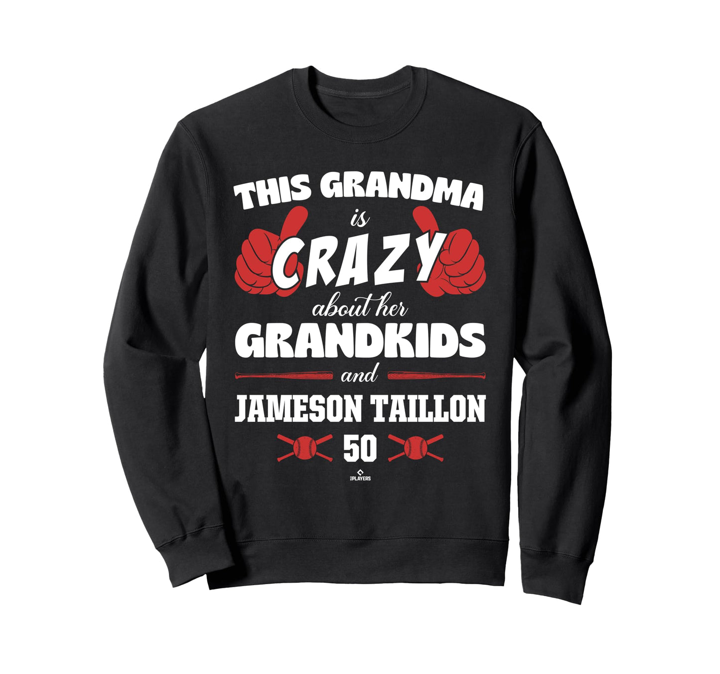 Grandma Crazy Jameson Taillon Sweatshirt - Casual Everyday Wear for Adults - T-Shirt, Sweatshirt, Hoodie