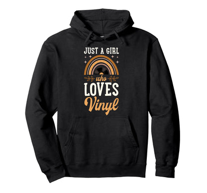 Just Who Loves Vinyl Bohemian Rainbow Hoodie - Streetwear Style for Adults - T-Shirt, Sweatshirt, Hoodie