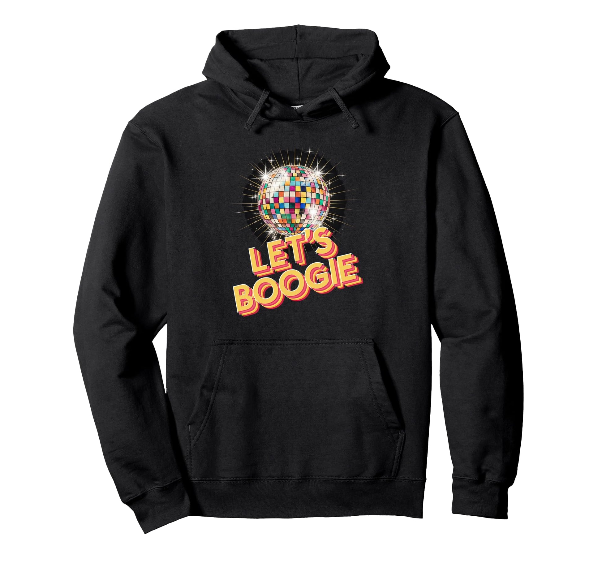 Disco Ball Lets Boogie Fever Discoball Hoodie - Streetwear Style Unisex - T-Shirt, Sweatshirt, Hoodie