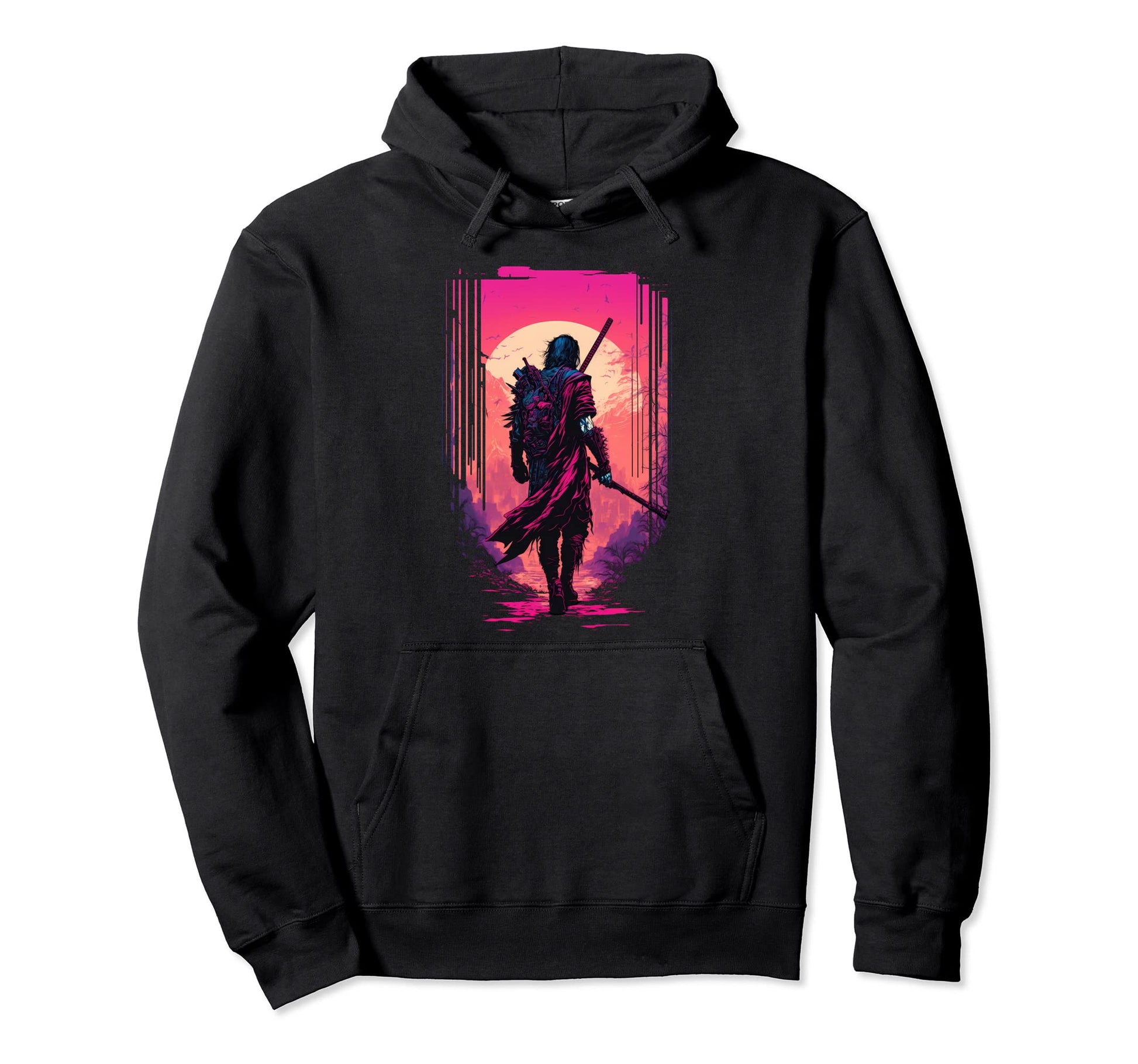 Vaporwave Aesthetic Cyberpunk Hoodie - Casual Everyday Wear for Adults - T-Shirt, Sweatshirt, Hoodie