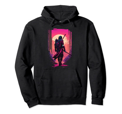 Vaporwave Aesthetic Cyberpunk Hoodie - Casual Everyday Wear for Adults - T-Shirt, Sweatshirt, Hoodie