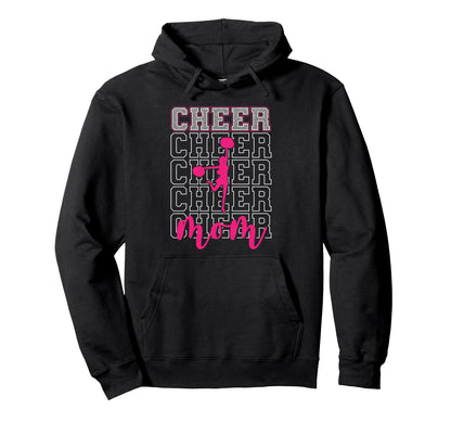 Cheer Mom Game Day Cheerleading Mom Funny Hoodie - Novelty Apparel Unisex - T-Shirt, Sweatshirt, Hoodie