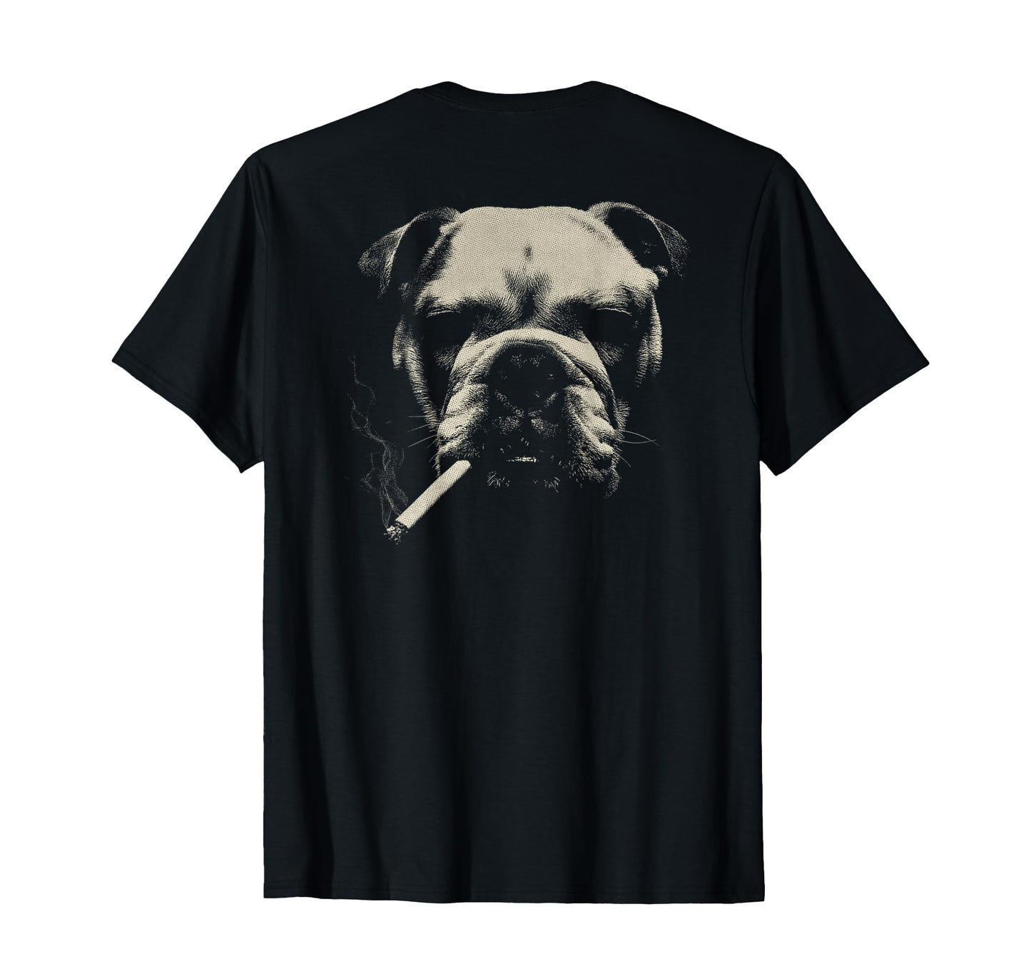English Bulldog Smoking Cigarette T-Shirt - Streetwear Style Men Women - T-Shirt, Sweatshirt, Hoodie