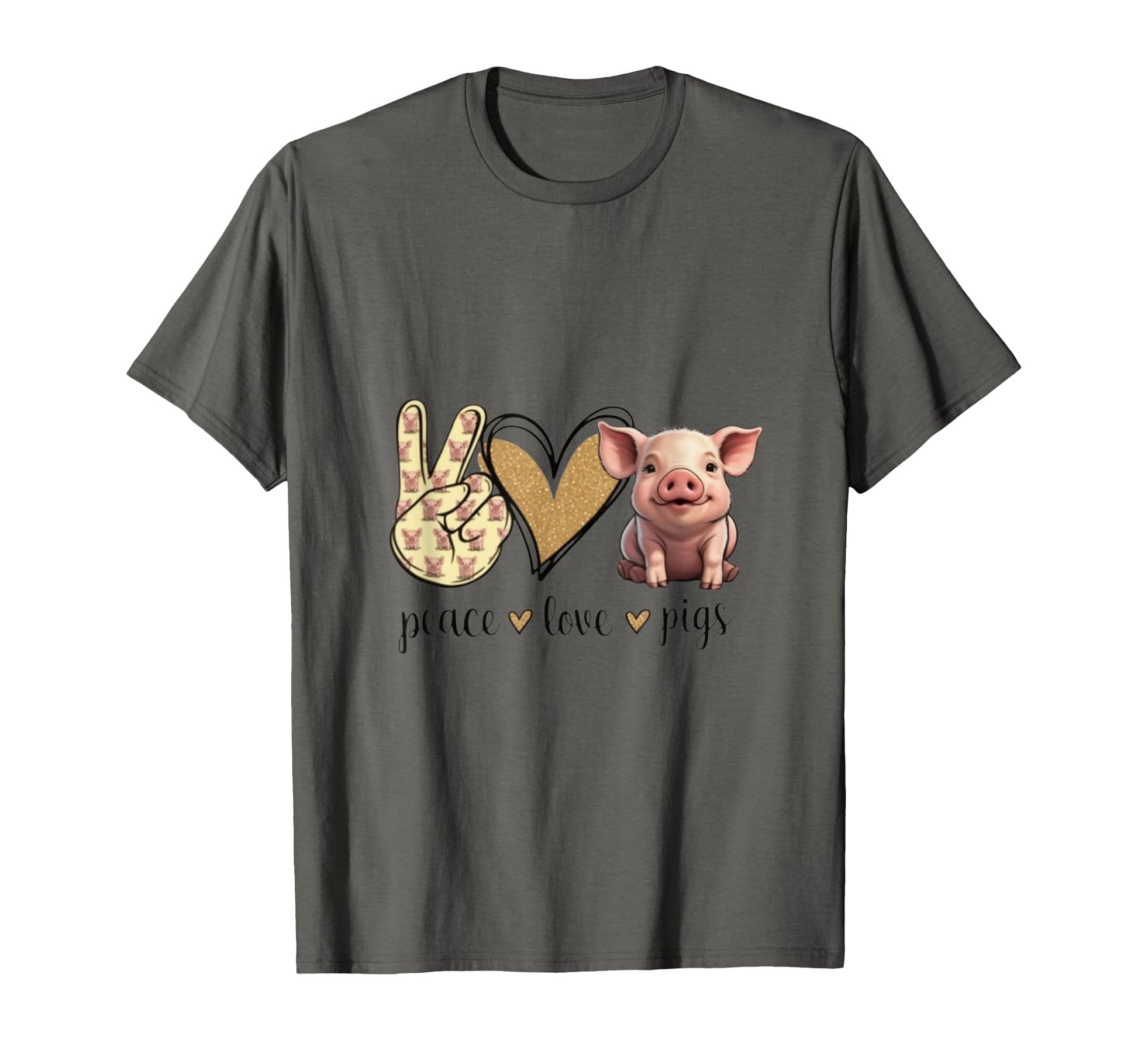 Peace Love Show Pig Lover T-Shirt - Graphic Print Unisex - T-Shirt, Sweatshirt, Hoodie