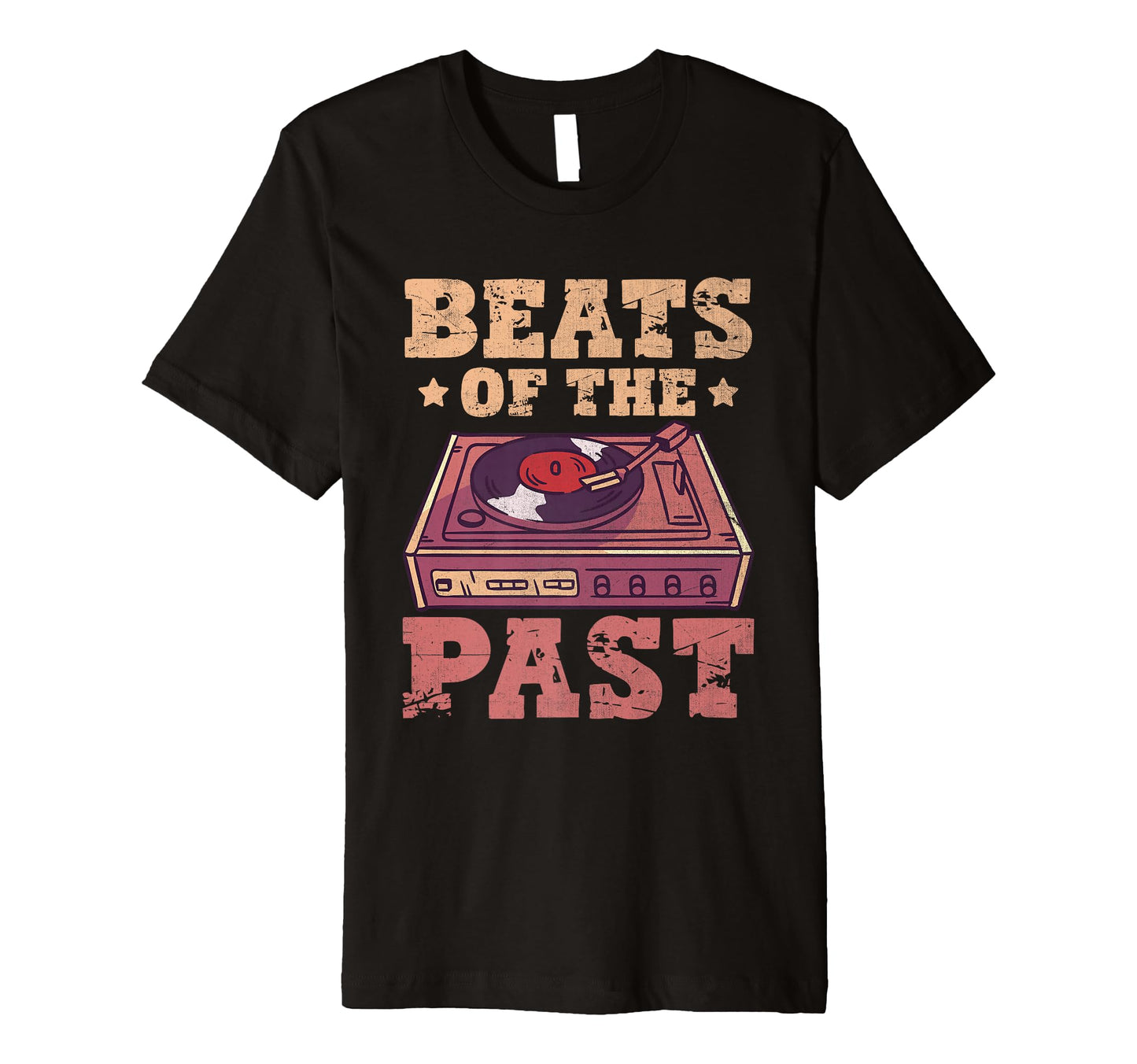 Funny Old School Dj Equipment Table T-Shirt - Trendy Graphic for Adults - T-Shirt, Sweatshirt, Hoodie