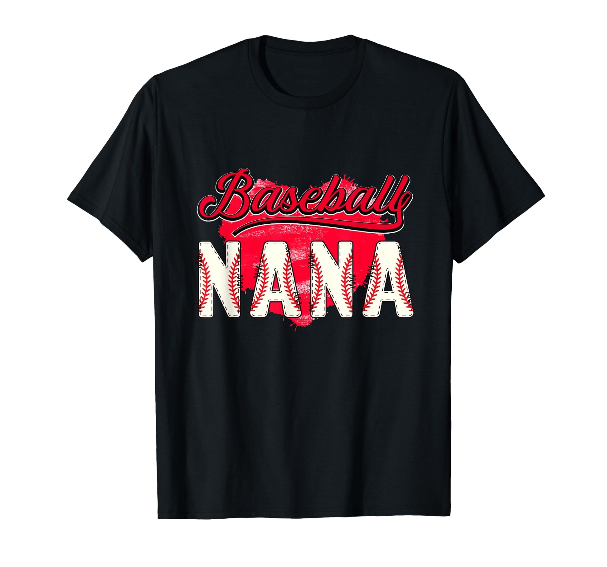 Baseball Nana Grandma Grandson Grandkids T-Shirt - Graphic Print Men Women - T-Shirt, Sweatshirt, Hoodie