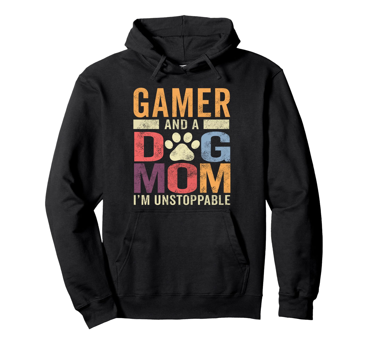 Funny Gamer Dog Mom Gamer And Dog Hoodie - Fun Novelty Design Men Women - T-Shirt, Sweatshirt, Hoodie