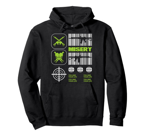 Misery Sad Aesthetic Edgy Streetwear Hoodie - Streetwear Style for Adults - T-Shirt, Sweatshirt, Hoodie