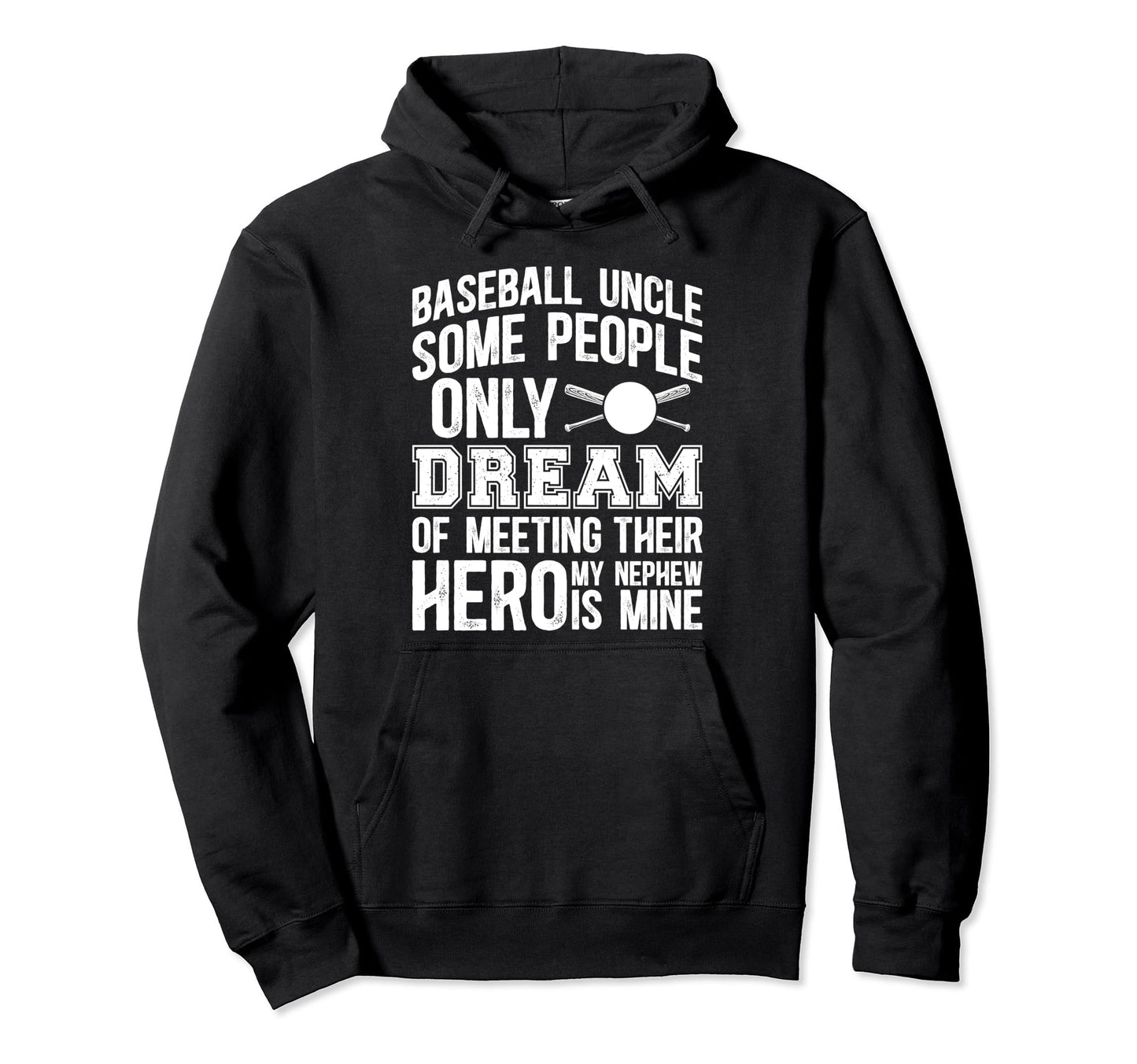 Baseball Uncle Proud Uncle Baseball Hoodie - Trendy Graphic Men Women - T-Shirt, Sweatshirt, Hoodie