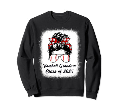Class 2025 Baseball Grandma Sweatshirt - Aesthetic Graphic Men Women - T-Shirt, Sweatshirt, Hoodie