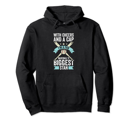Baseball Aunt Hoodie - Aesthetic Graphic Men Women - T-Shirt, Sweatshirt, Hoodie