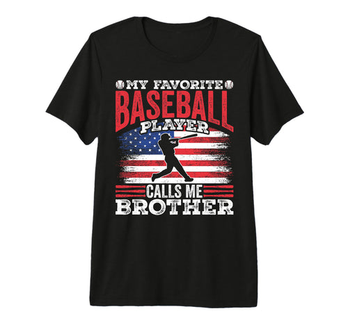 My Favorite Baseball Player Calls Me T-Shirt - Graphic Print Unisex - T-Shirt, Sweatshirt, Hoodie