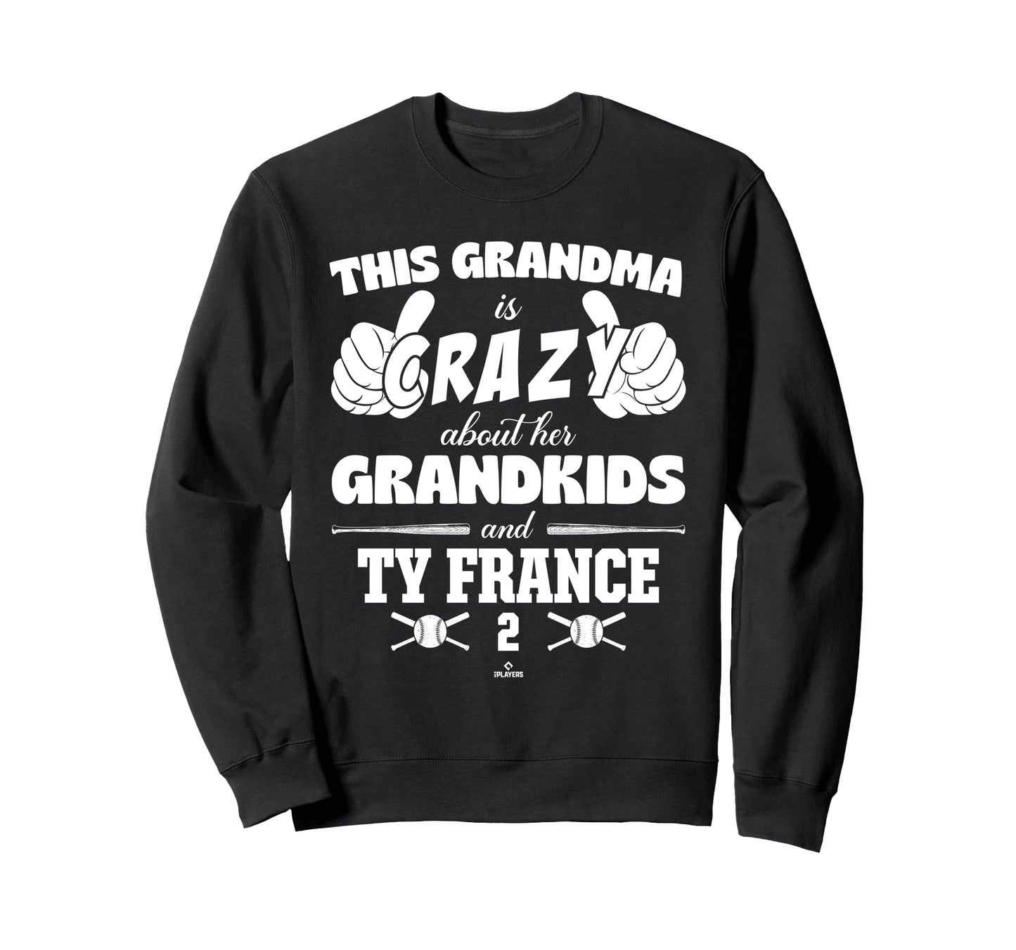 Grandma Crazy Ty France Cincinnati Sweatshirt - Graphic Print Men Women - T-Shirt, Sweatshirt, Hoodie