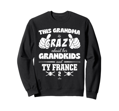 Grandma Crazy Ty France Cincinnati Sweatshirt - Graphic Print Men Women - T-Shirt, Sweatshirt, Hoodie