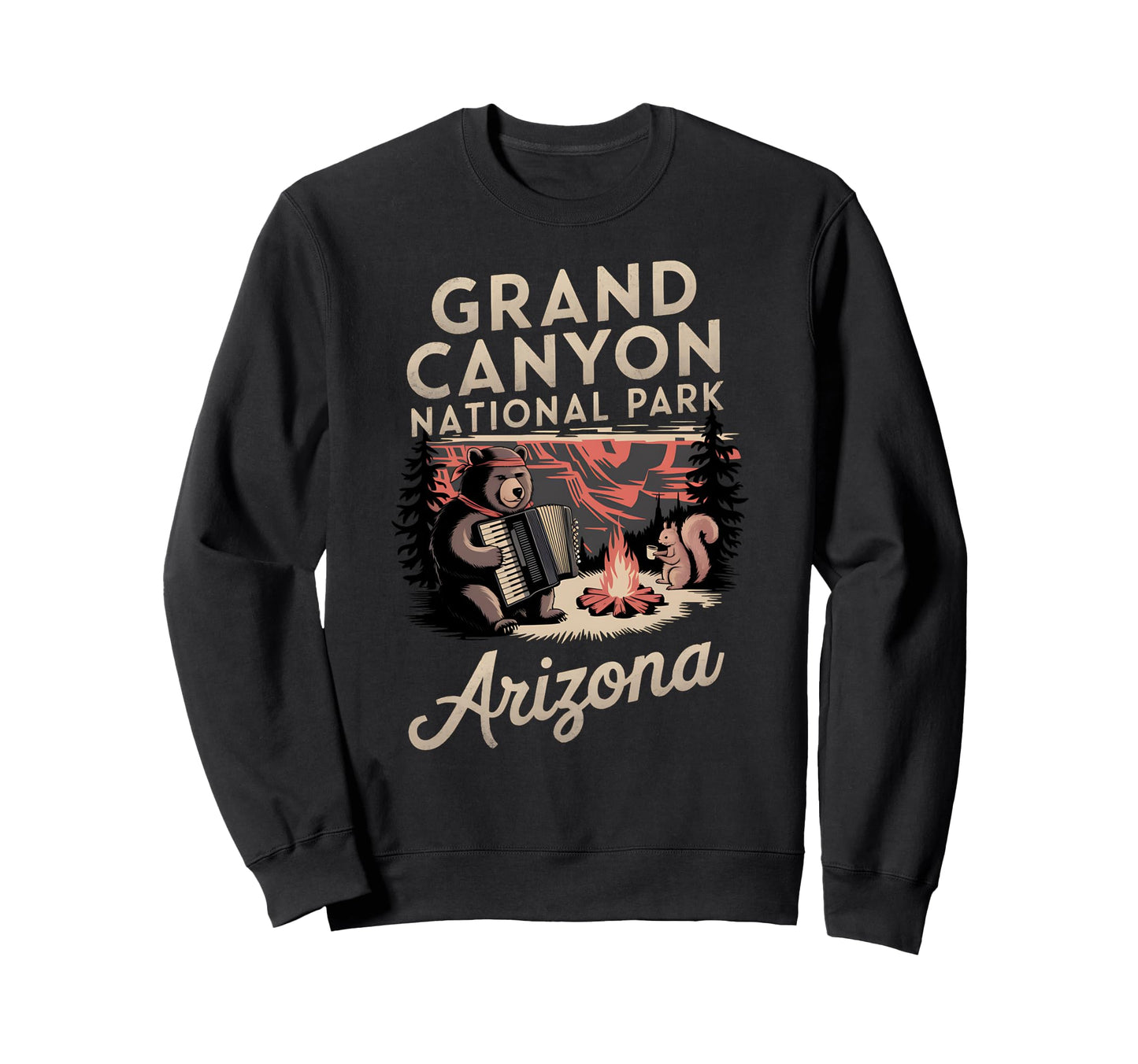 Fun Animals Grand Canyon National Sweatshirt - Aesthetic Graphic Men Women - T-Shirt, Sweatshirt, Hoodie