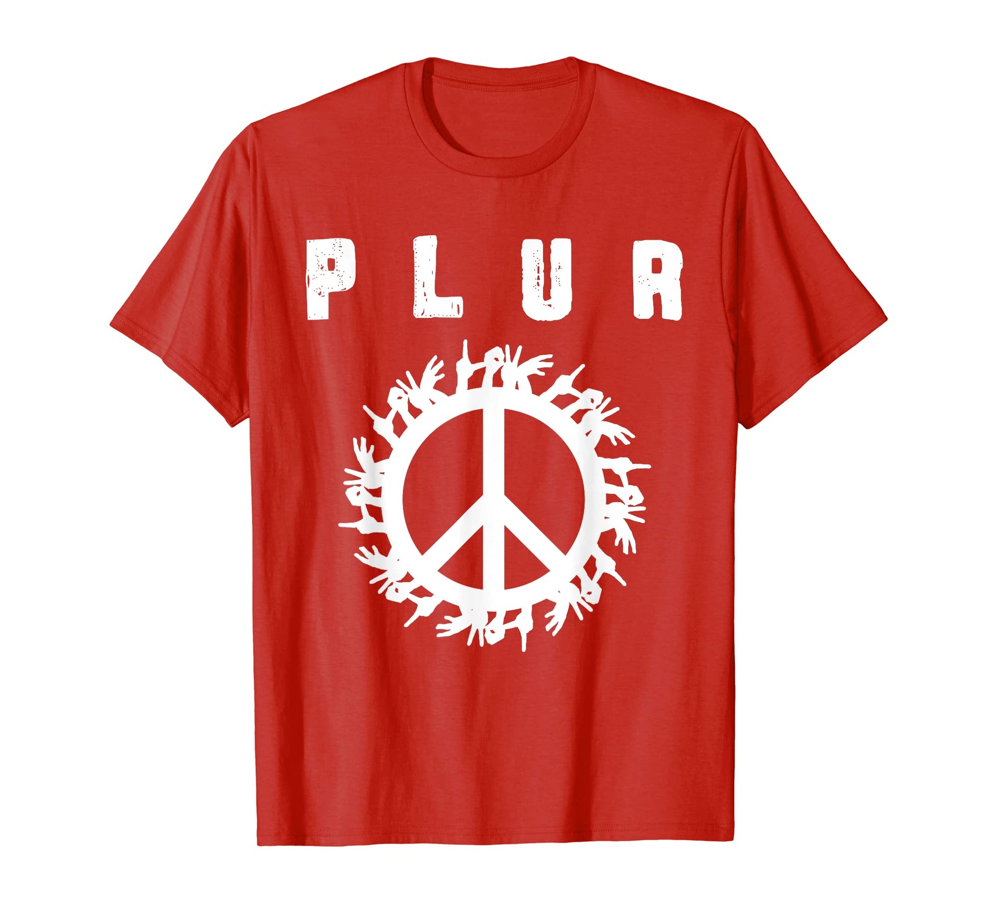 Plur Peace Love Unity Respect Rave Gear T-Shirt - Aesthetic Graphic Unisex - T-Shirt, Sweatshirt, Hoodie