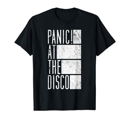 Panic Disco White Bars T-Shirt - Casual Everyday Wear Men Women - T-Shirt, Sweatshirt, Hoodie