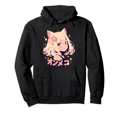 Goth Grunge Demon Anime Waifu Horror Alt Hoodie - Graphic Print Men Women - T-Shirt, Sweatshirt, Hoodie