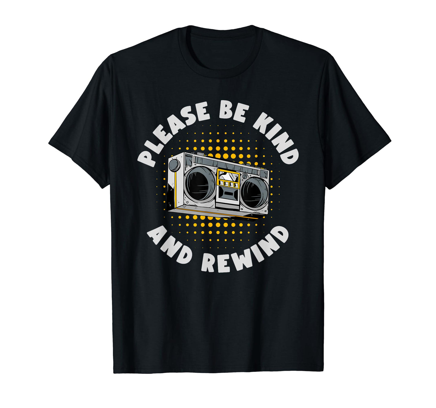 Ghetto Blaster Boombox Cassette Tape 80S T-Shirt - Custom Art Print Unisex - T-Shirt, Sweatshirt, Hoodie