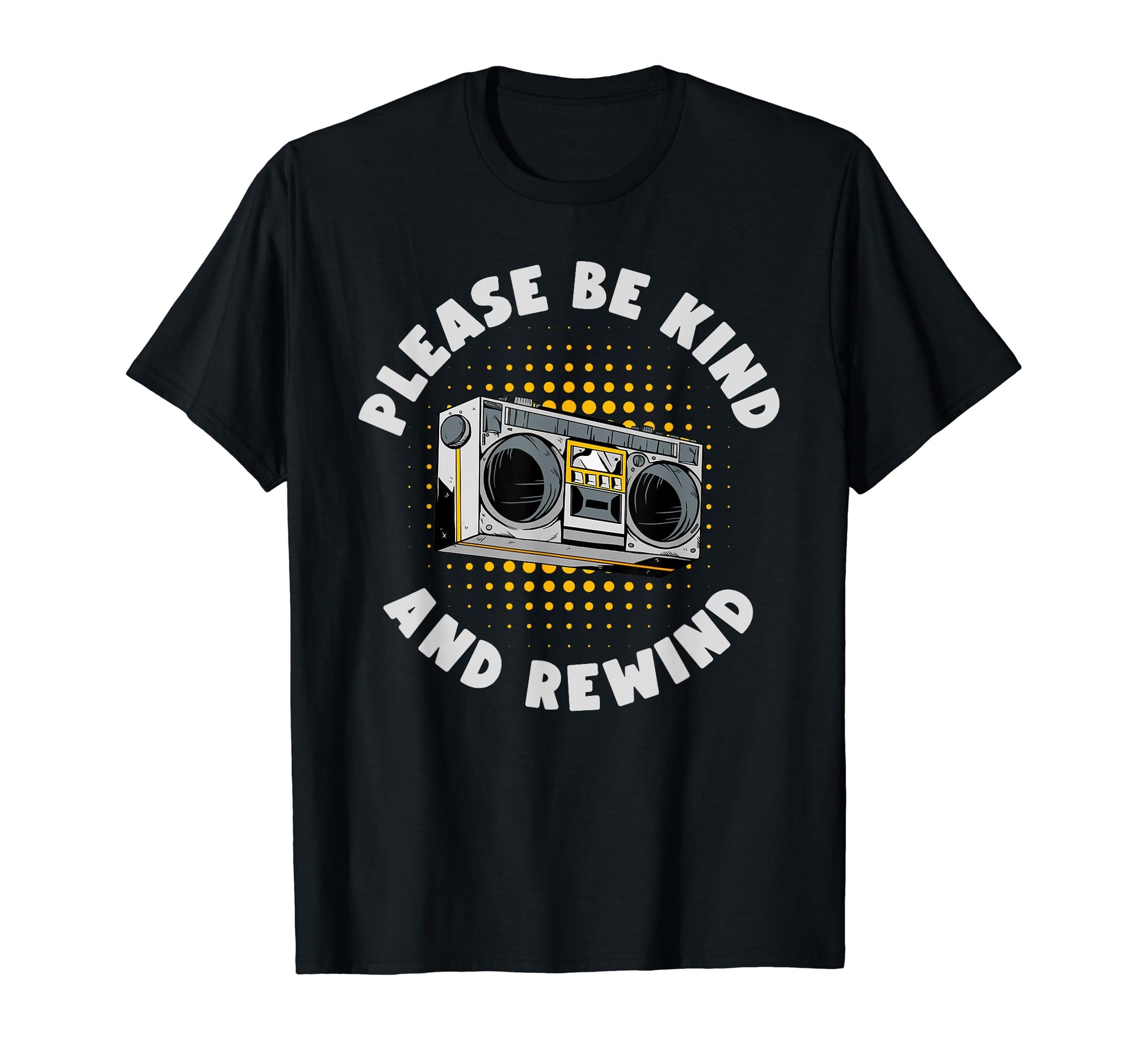 Ghetto Blaster Boombox Cassette Tape 80S T-Shirt - Custom Art Print Unisex - T-Shirt, Sweatshirt, Hoodie