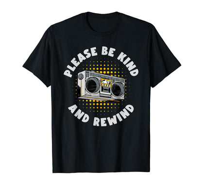 Ghetto Blaster Boombox Cassette Tape 80S T-Shirt - Custom Art Print Unisex - T-Shirt, Sweatshirt, Hoodie