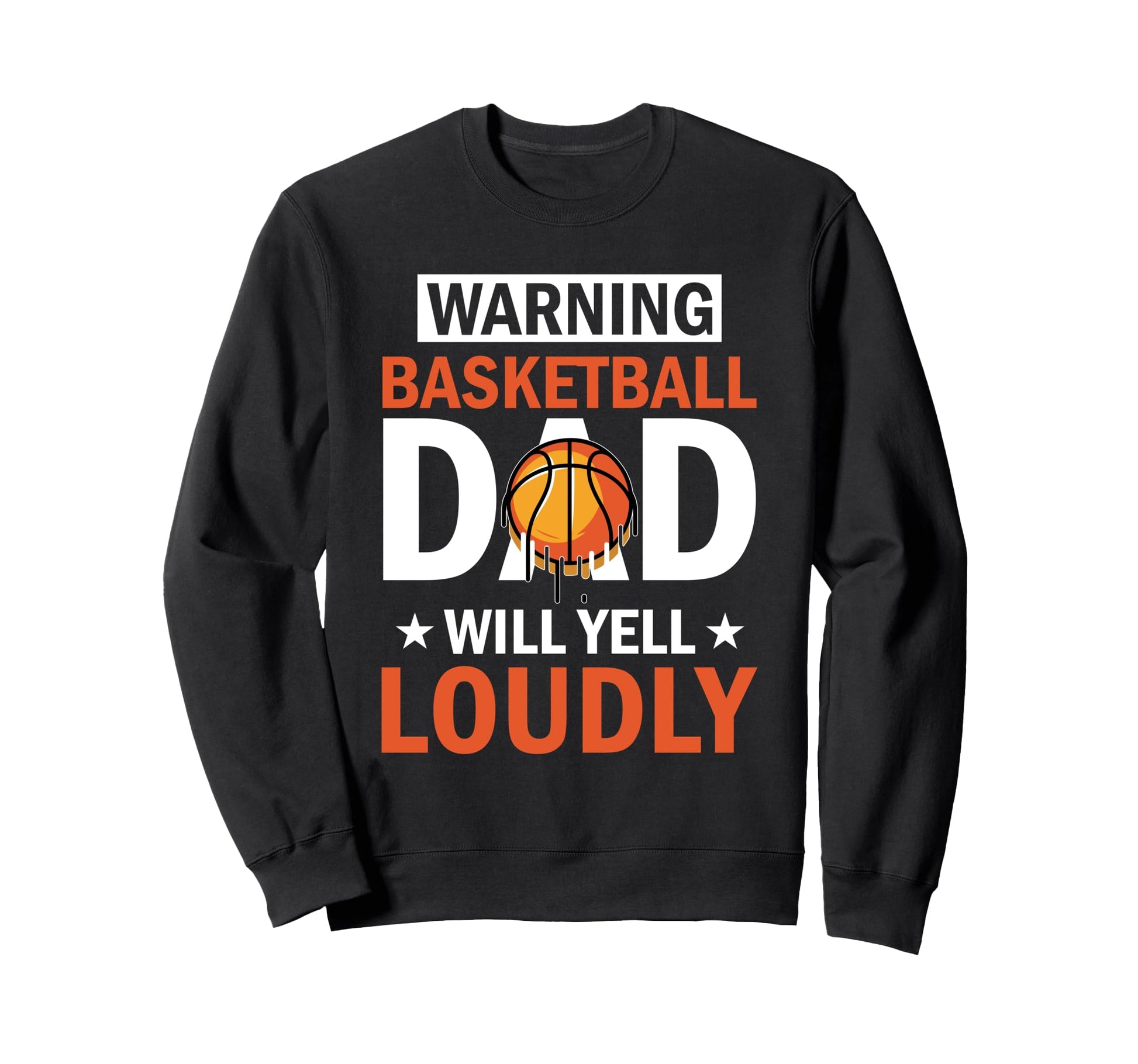 Fathers Day Basketball Dad Game Day Sweatshirt - Minimalist Print Men Women - T-Shirt, Sweatshirt, Hoodie