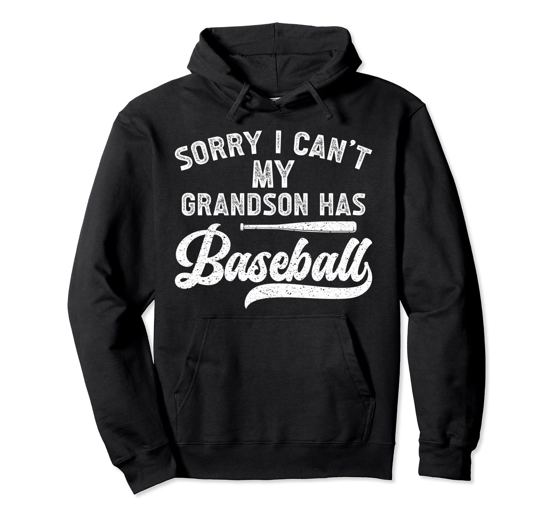My Grandson Has Baseball Grandpa Hoodie - Trendy Graphic for Adults - T-Shirt, Sweatshirt, Hoodie