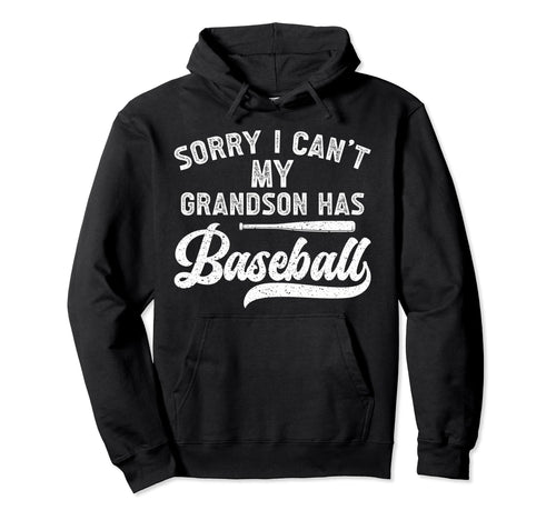 My Grandson Has Baseball Grandpa Hoodie - Trendy Graphic for Adults - T-Shirt, Sweatshirt, Hoodie