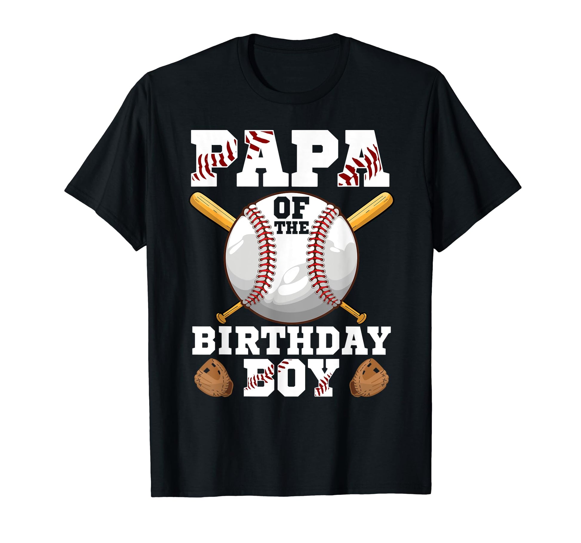 Papa Birthday Baseball 1St Birthday T-Shirt - Minimalist Print for Adults - T-Shirt, Sweatshirt, Hoodie