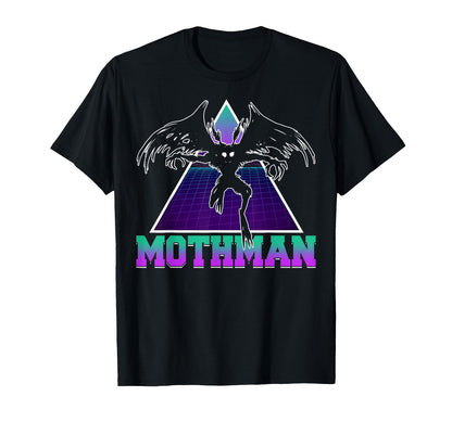 Vaporwave Aesthetic Mothman T-Shirt - Unique Graphic Men Women - T-Shirt, Sweatshirt, Hoodie