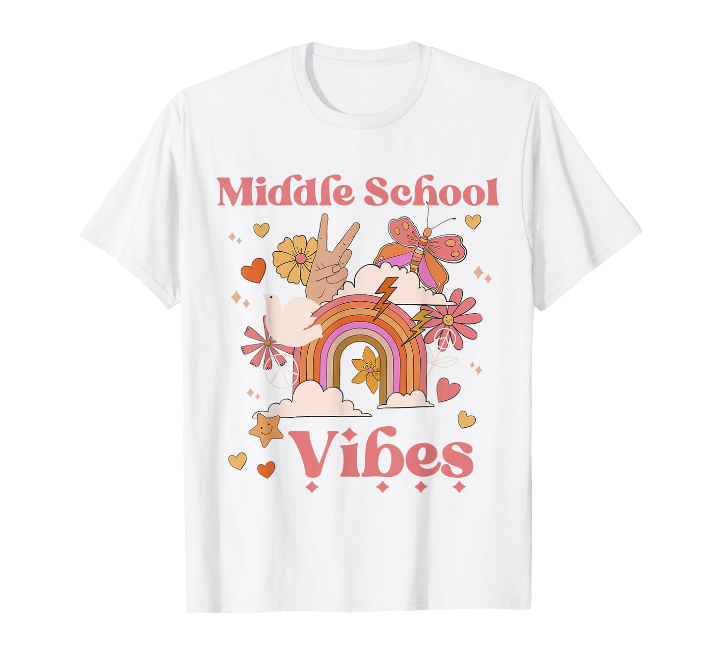 Middle School Vibes 6Th 7Th 9Th T-Shirt - Casual Everyday Wear Unisex - T-Shirt, Sweatshirt, Hoodie