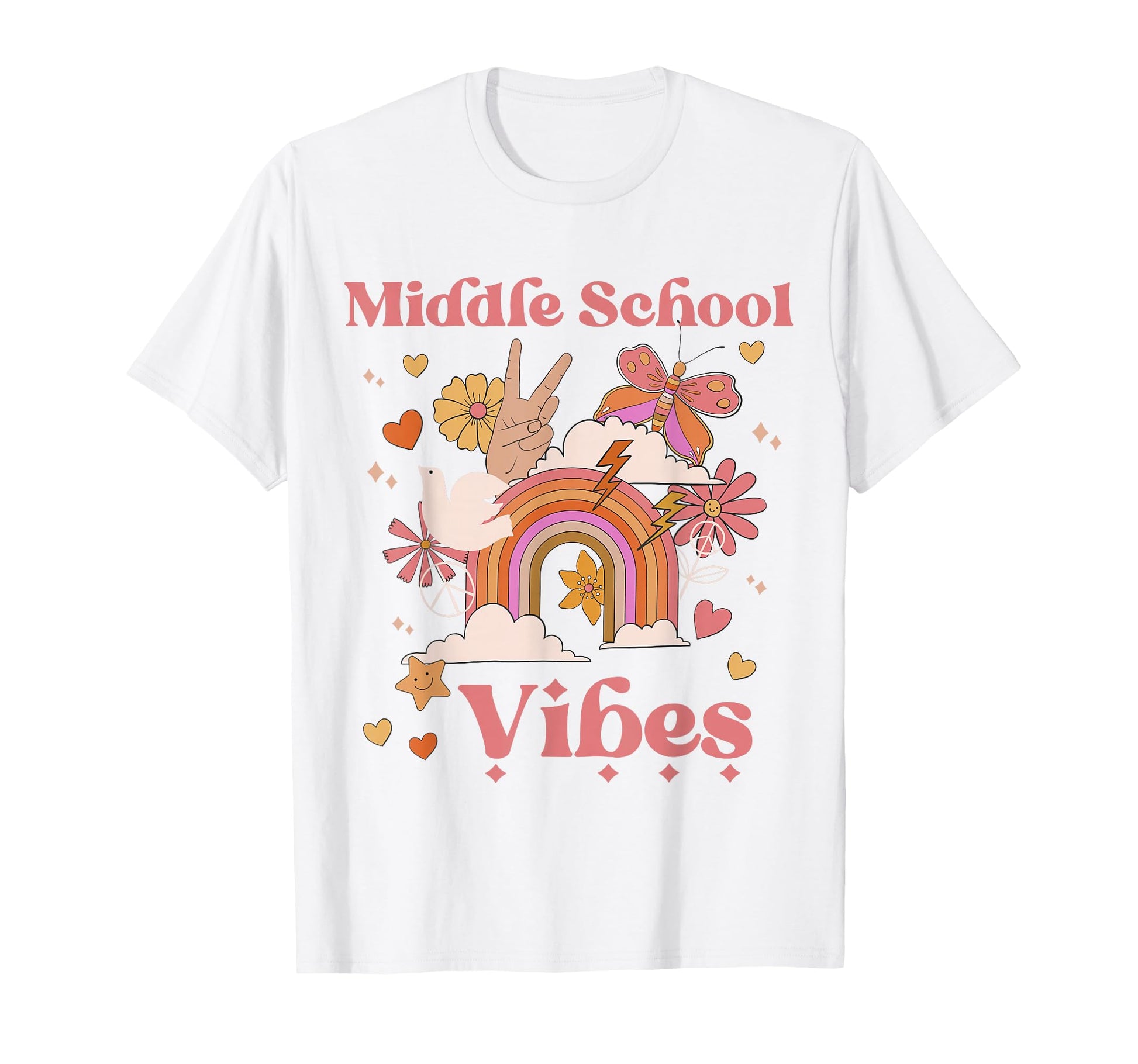 Middle School Vibes 6Th 7Th 9Th T-Shirt - Casual Everyday Wear Unisex - T-Shirt, Sweatshirt, Hoodie