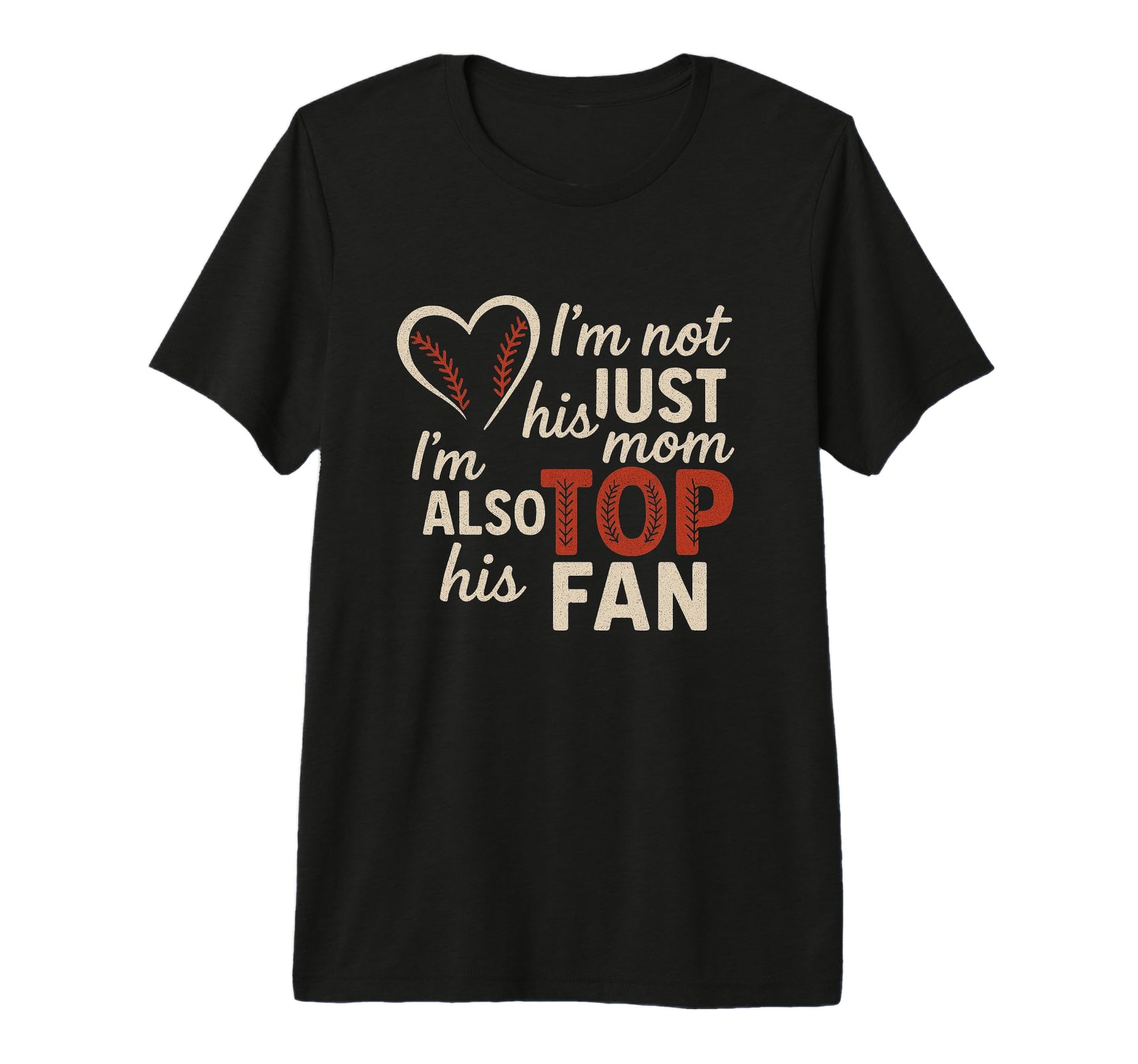 Baseball Mom Fan Funny Proud Mom T-Shirt - Trendy Graphic for Adults - T-Shirt, Sweatshirt, Hoodie