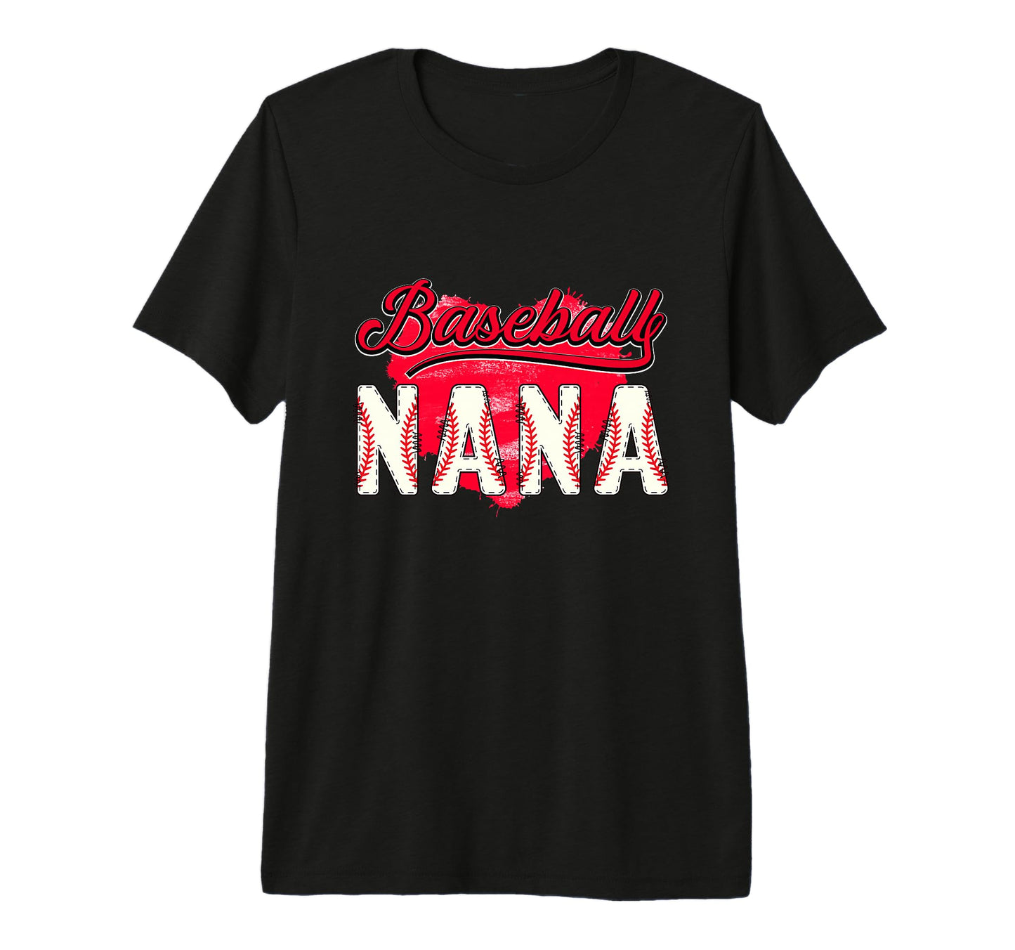 Baseball Nana Grandma Grandson T-Shirt - Graphic Print for Adults - T-Shirt, Sweatshirt, Hoodie